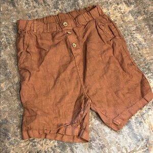 Kids Brown Casual Shorts